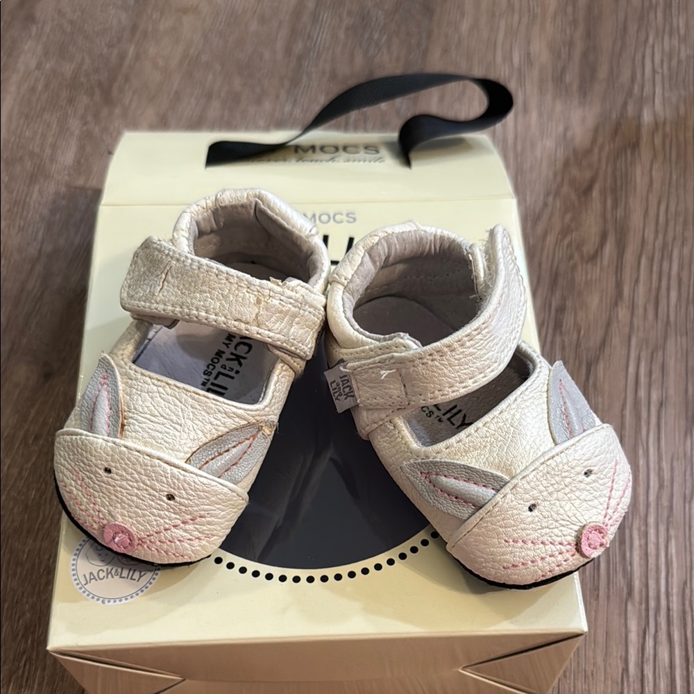 Cream Bunny Kids Shoes